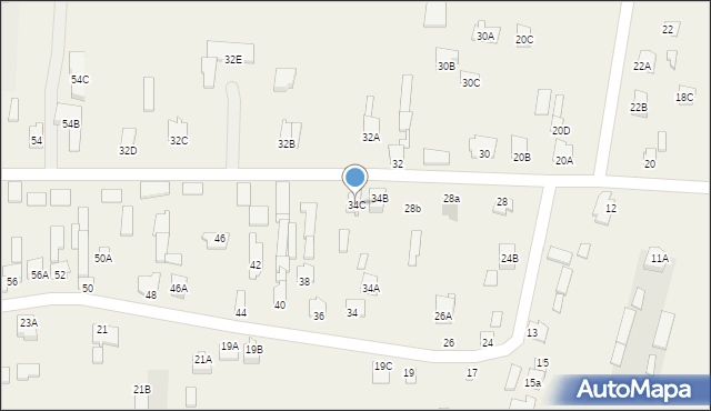 Sławacinek Stary, Sławacinek Stary, 34C, mapa Sławacinek Stary