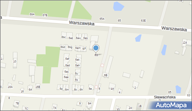 Sławacinek Stary, Sławacinek Stary, 6G, mapa Sławacinek Stary