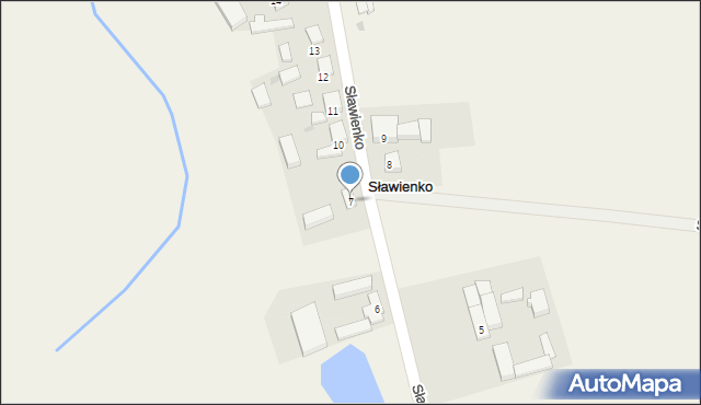 Sławienko, Sławienko, 7, mapa Sławienko