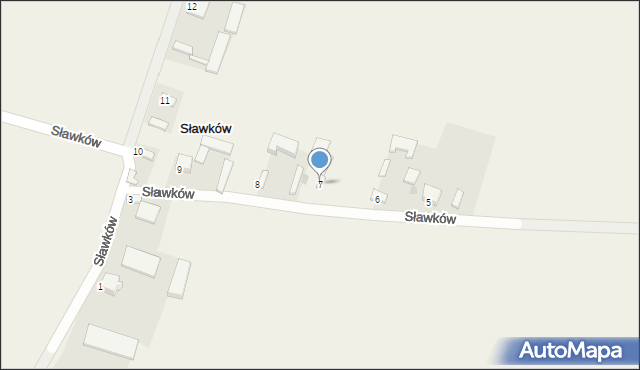 Sławków, Sławków, 7, mapa Sławków