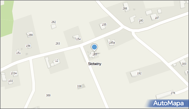 Sławkowice, Sławkowice, 185, mapa Sławkowice