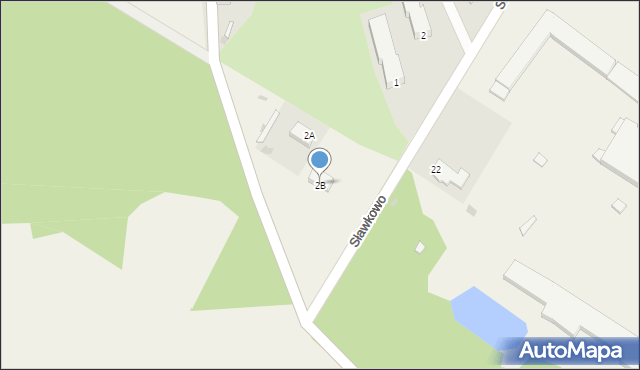 Sławkowo, Sławkowo, 2B, mapa Sławkowo