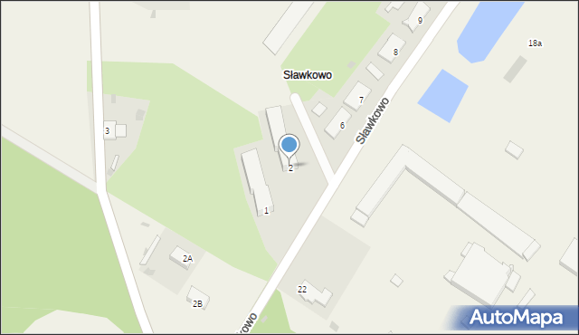 Sławkowo, Sławkowo, 6a, mapa Sławkowo