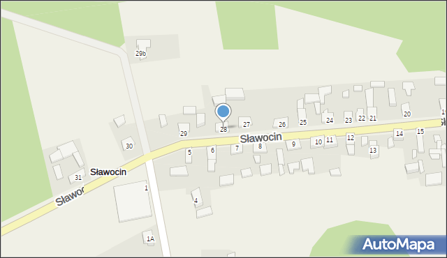 Sławocin, Sławocin, 28, mapa Sławocin