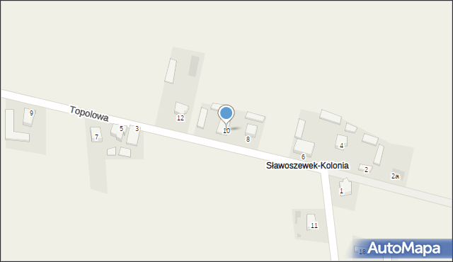 Sławoszewek, Sławoszewek, 29, mapa Sławoszewek