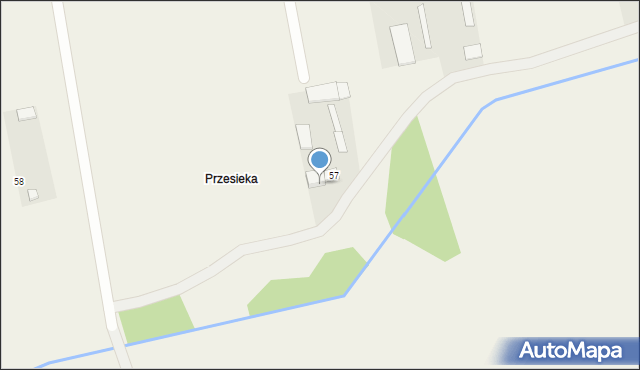 Śledzianów, Śledzianów, 57A, mapa Śledzianów