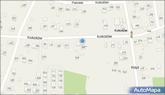 Śledziejowice, Śledziejowice, 106, mapa Śledziejowice