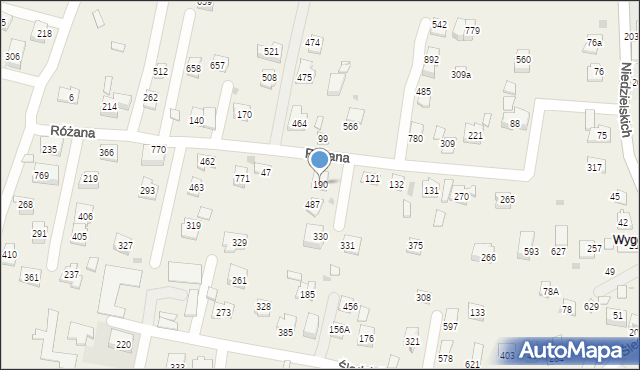 Śledziejowice, Śledziejowice, 190, mapa Śledziejowice