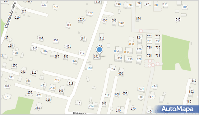 Śledziejowice, Śledziejowice, 191a, mapa Śledziejowice