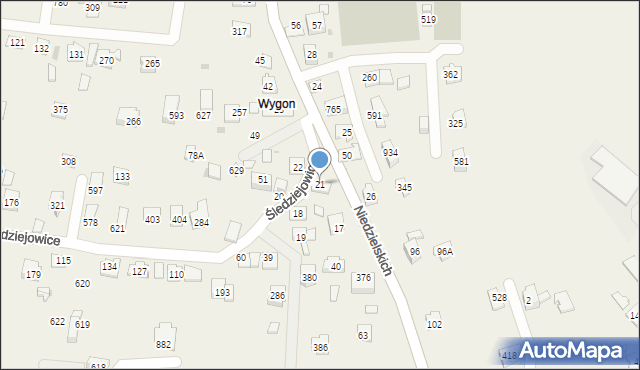 Śledziejowice, Śledziejowice, 21, mapa Śledziejowice