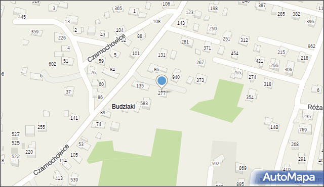 Śledziejowice, Śledziejowice, 277, mapa Śledziejowice