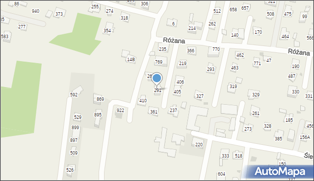 Śledziejowice, Śledziejowice, 291, mapa Śledziejowice