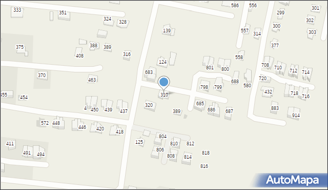 Śledziejowice, Śledziejowice, 310, mapa Śledziejowice