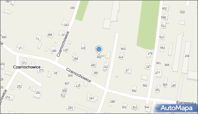 Śledziejowice, Śledziejowice, 341, mapa Śledziejowice
