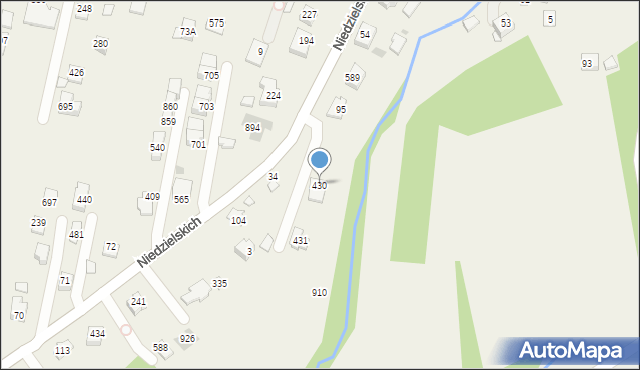 Śledziejowice, Śledziejowice, 430, mapa Śledziejowice