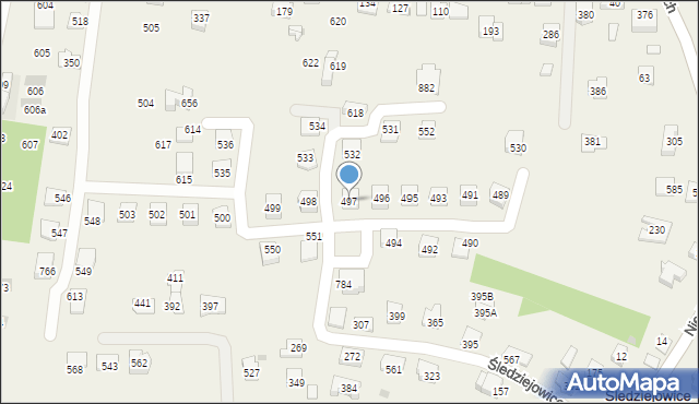 Śledziejowice, Śledziejowice, 497, mapa Śledziejowice