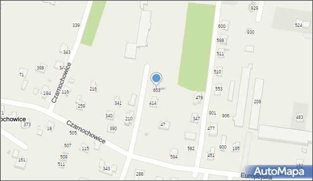 Śledziejowice, Śledziejowice, 603, mapa Śledziejowice