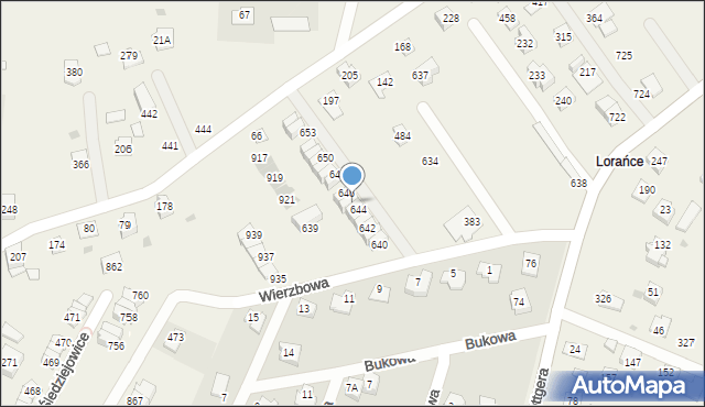 Śledziejowice, Śledziejowice, 645, mapa Śledziejowice