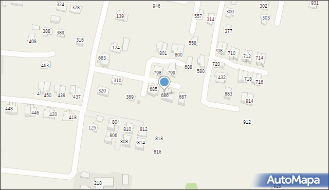 Śledziejowice, Śledziejowice, 686, mapa Śledziejowice