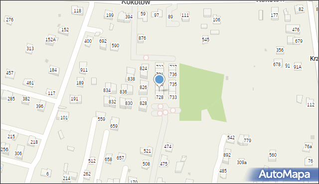 Śledziejowice, Śledziejowice, 729, mapa Śledziejowice