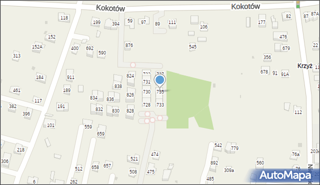 Śledziejowice, Śledziejowice, 735, mapa Śledziejowice