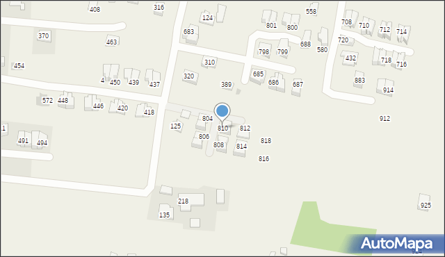 Śledziejowice, Śledziejowice, 810, mapa Śledziejowice