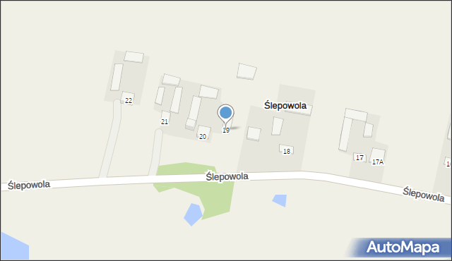 Ślepowola, Ślepowola, 19, mapa Ślepowola