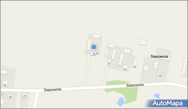 Ślepowola, Ślepowola, 22, mapa Ślepowola