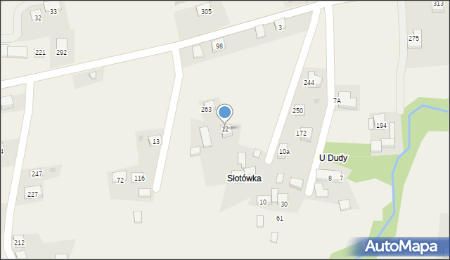 Śleszowice, Śleszowice, 12, mapa Śleszowice