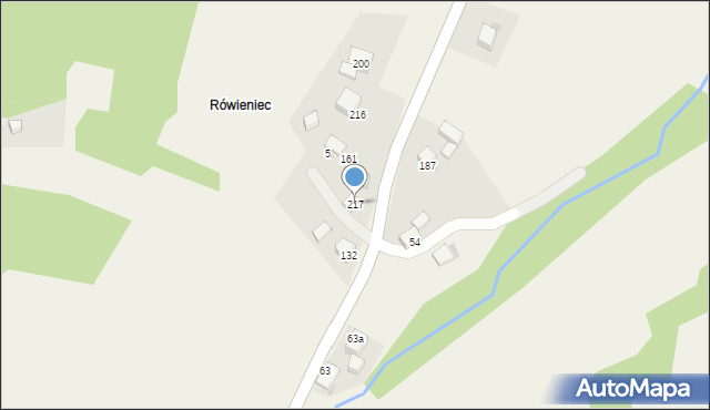 Śleszowice, Śleszowice, 217, mapa Śleszowice