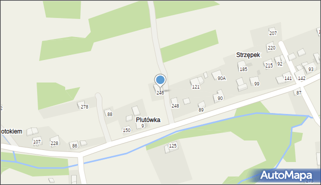 Śleszowice, Śleszowice, 246, mapa Śleszowice