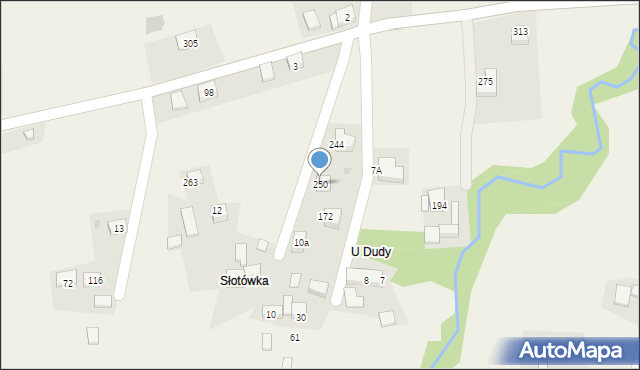 Śleszowice, Śleszowice, 250, mapa Śleszowice