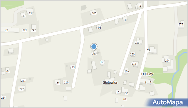 Śleszowice, Śleszowice, 263, mapa Śleszowice