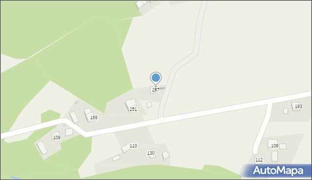 Śleszowice, Śleszowice, 287, mapa Śleszowice