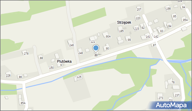 Śleszowice, Śleszowice, 89, mapa Śleszowice