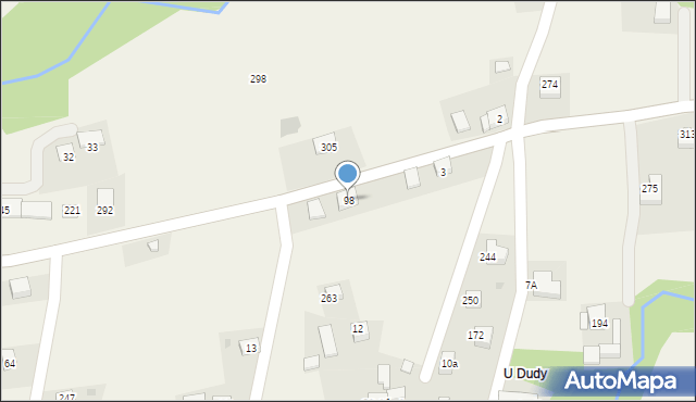 Śleszowice, Śleszowice, 98, mapa Śleszowice