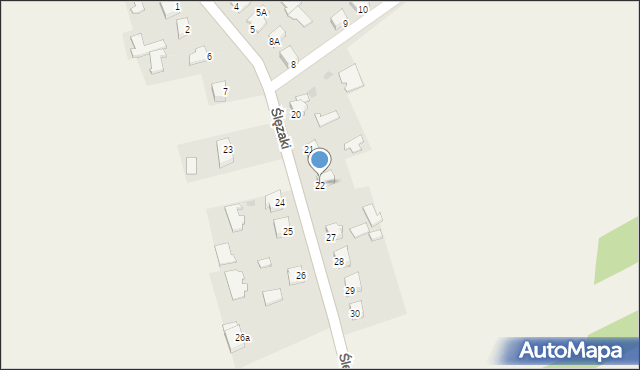 Ślęzaki, Ślęzaki, 22, mapa Ślęzaki