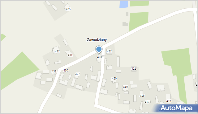 Ślęzaki, Ślęzaki, 423, mapa Ślęzaki