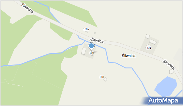 Śliwnica, Śliwnica, 120, mapa Śliwnica