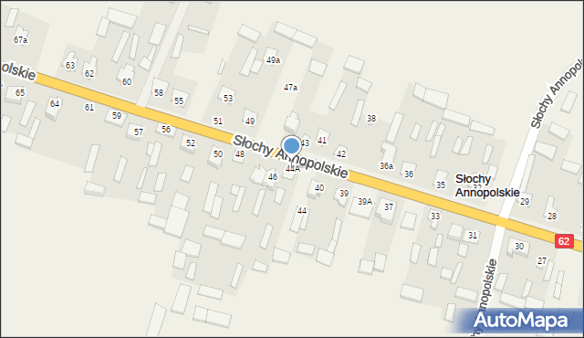 Słochy Annopolskie, Słochy Annopolskie, 44A, mapa Słochy Annopolskie