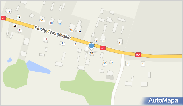 Słochy Annopolskie, Słochy Annopolskie, 5b, mapa Słochy Annopolskie