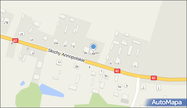 Słochy Annopolskie, Słochy Annopolskie, 6A, mapa Słochy Annopolskie