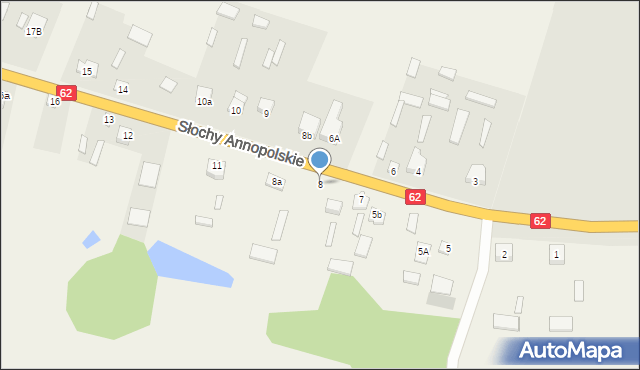 Słochy Annopolskie, Słochy Annopolskie, 8, mapa Słochy Annopolskie