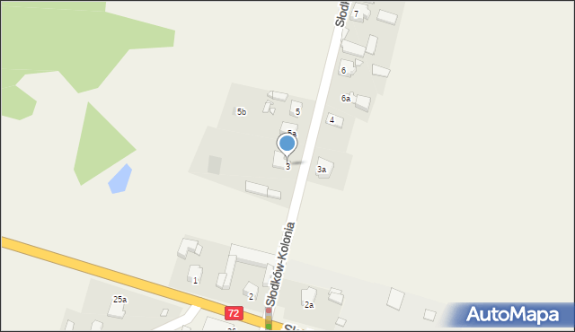 Słodków-Kolonia, Słodków-Kolonia, 3, mapa Słodków-Kolonia