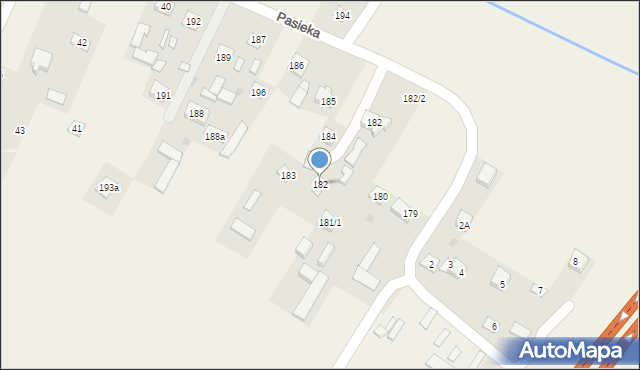 Słodków Pierwszy, Słodków Pierwszy, 182a, mapa Słodków Pierwszy