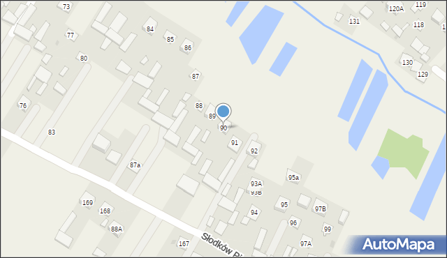 Słodków Pierwszy, Słodków Pierwszy, 90, mapa Słodków Pierwszy