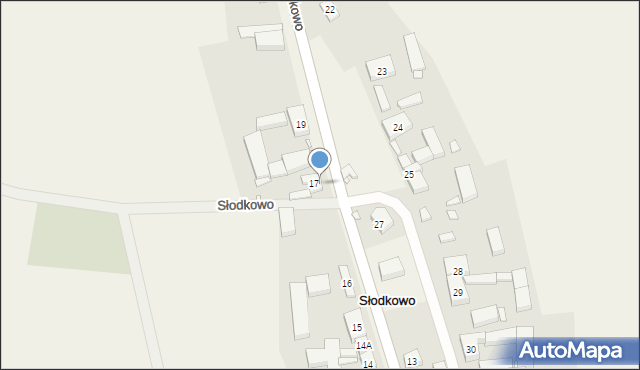 Słodkowo, Słodkowo, 18, mapa Słodkowo