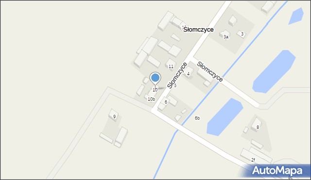 Słomczyce, Słomczyce, 10, mapa Słomczyce