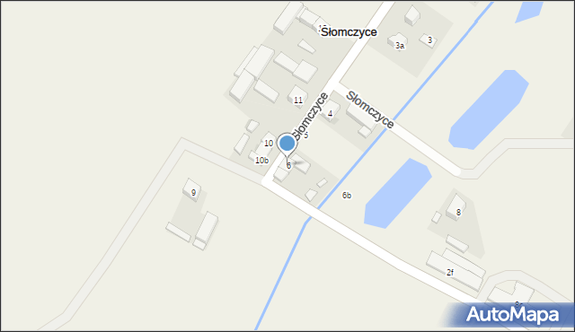 Słomczyce, Słomczyce, 6, mapa Słomczyce