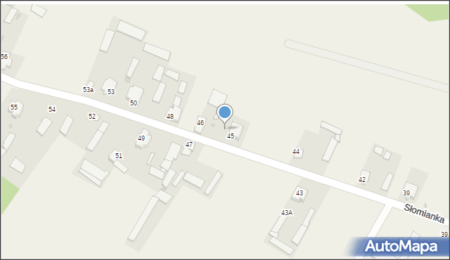 Słomianka, Słomianka, 45A, mapa Słomianka